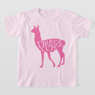 T-Shirt Lama Drame Rose