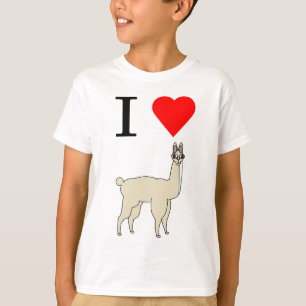 T-shirt lama du coeur i