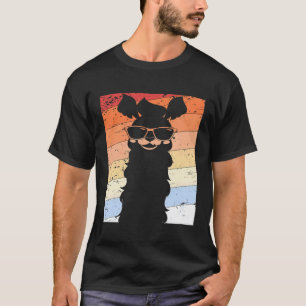 T-shirt Lama LLama Rétro Vintage Alpaga