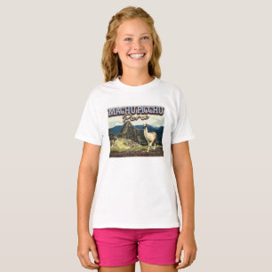 T-SHIRT LAMA - MACHU PICCHU PÉROU