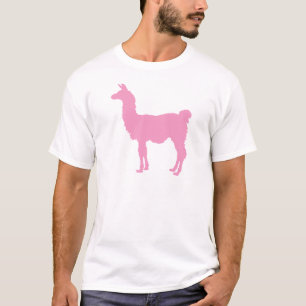 T-shirt Lama rose