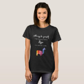 T-shirt Lama. Soyez toujours vous-même à moins que… (Devant entier)