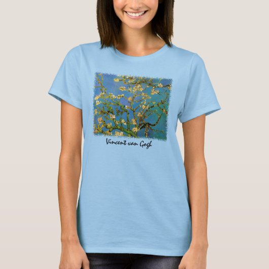 T-shirt L'amandier en fleurs de Vincent van Gogh (Devant)