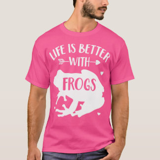 T-shirt L'Amant De La Grenouille 'La Vie Est Meilleure Ave