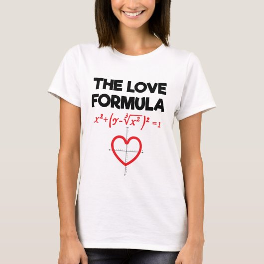 T-shirt L'amant drôle de maths de Saint-Valentin de (Devant)
