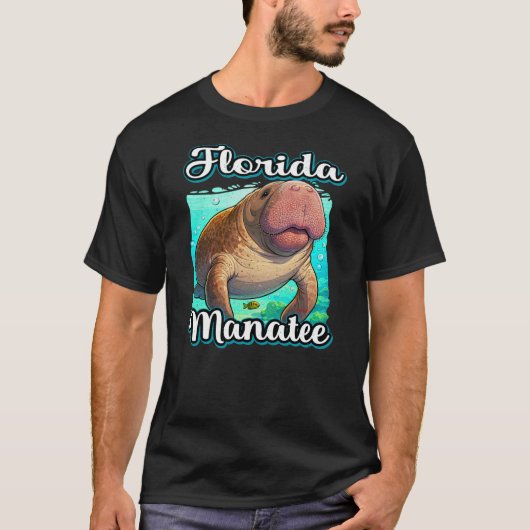 T-SHIRT LAMANTIN DE FLORIDE (Devant)