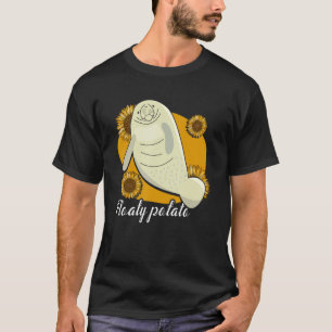 T-shirt Lamantin flottant patate vache marine Lamantins