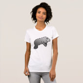 T-shirt Lamantin mignon (Devant entier)