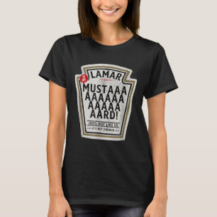 T-shirt Lamar De moutarde Tv Désactiver Votre Coeur Drôle
