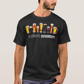 T-shirt L'amateur de bières artisanales célèbre la diversi