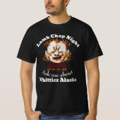 T-shirt Lamb Chop Night Vicious Sid's Bar Whittier Alaska (Devant)