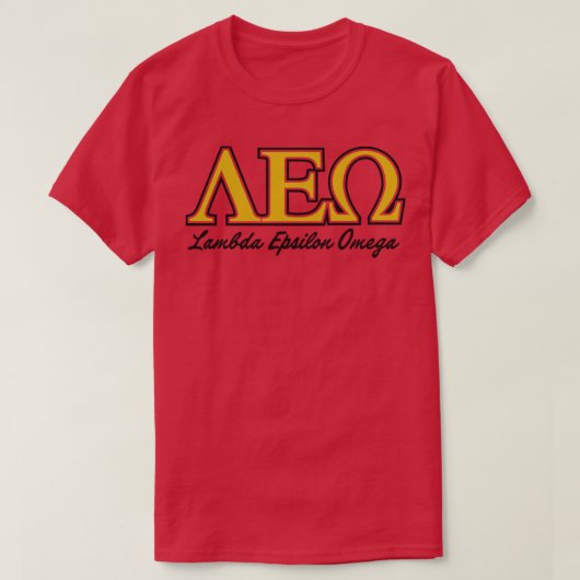 T-shirt Lambda Epsilon Omega 1 (Design devant)