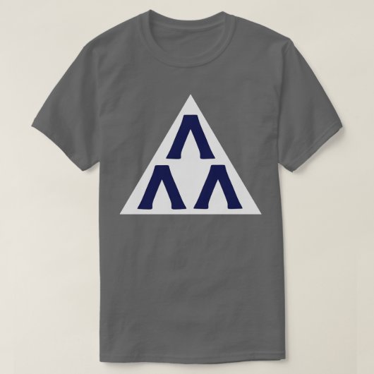 T-SHIRT LAMBDA LAMBDA LAMBDA (Design devant)