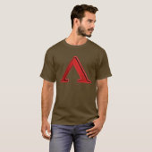 T-shirt Lambda spartiate (Devant entier)