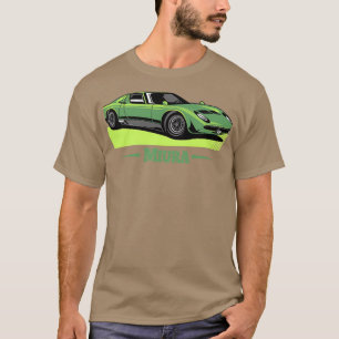 T-shirt Lamborghini Miura Green
