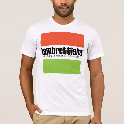 T-shirt Lambrettista tricolore (Devant)