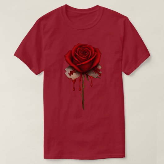 T-shirt Lame Rose (Design devant)