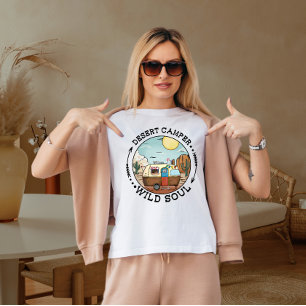 T-shirt L'âme sauvage du campeur du désert