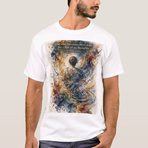 T-shirt L'Âme Se Teint — Marcus Aurelius Stoïcien Tee