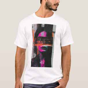 T-shirt Lamentation Minimale Post Abstrait Art moderne T-S