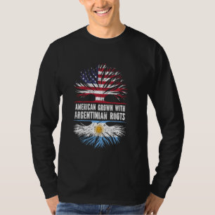 T-shirt L'Américain Cultive Avec Des Racines Argentines Dr