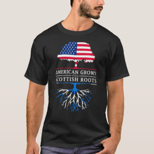 T-shirt L'Américain Cultive Avec Les Racines Écossaises Ec