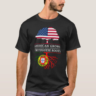T-shirt L'Américain développé avec le Portugais enracine  