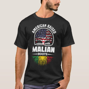 T-shirt L'Américain Élevé Avec Les Racines Maliennes Mali