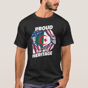 T-shirt L'Américain grandit avec des racines algériennes F