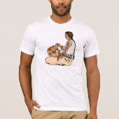 T-shirt L'Amérindien fait la poterie (Devant)