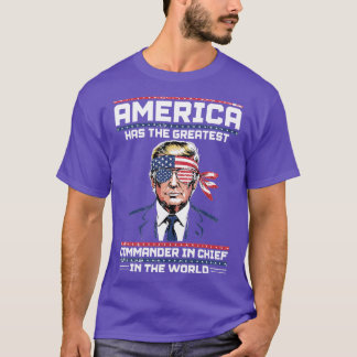 T-shirt L'Amérique A Le Plus Grand Commandant En Chef (2)