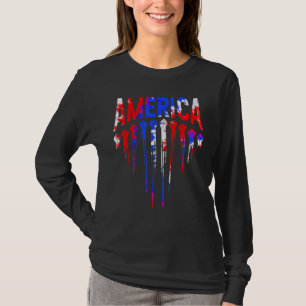 T-shirt L'Amérique A Levé Le Drapeau Américain Joyeux 4 Ju