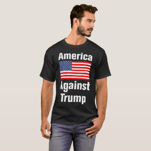 T-shirt L'Amérique contre Trump