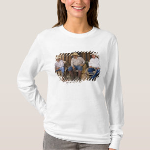 T-shirt L'Amérique du Nord, Etats-Unis. Cowboys détendant