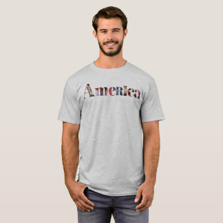 T-shirt L'Amérique en Feux d'Artifice
