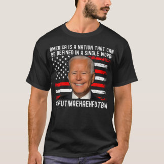 T-shirt L'Amérique est une nation qui peut être définie en