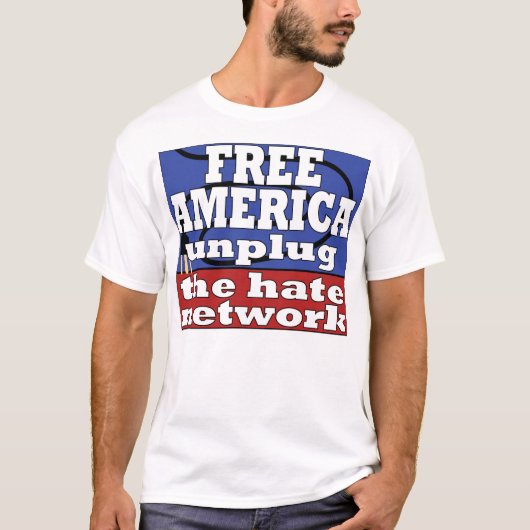 T-shirt L'Amérique libre (Devant)