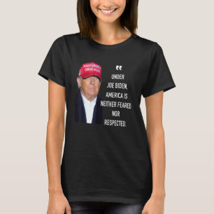 T-shirt L'Amérique N'Est Ni Crainte Ni Respect