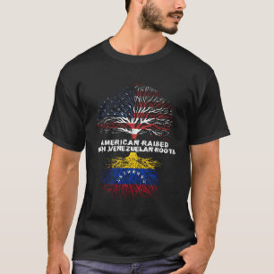 T-shirt L'Amérique S'Éleva Avec Les Racines Vénézuéliennes