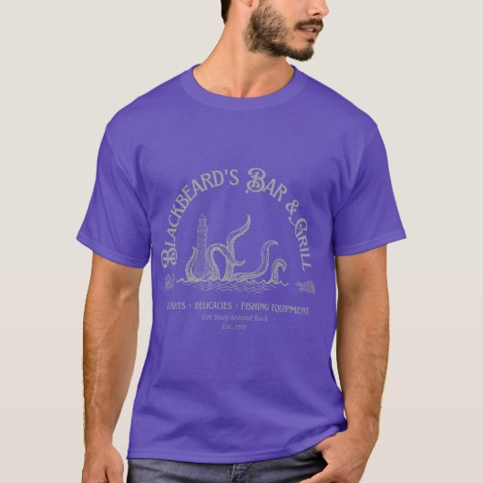 T-shirt l'ami de Blackbeards Bar Grill (Devant)