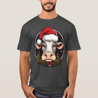 T-shirt L'ami de Noël de la vache
