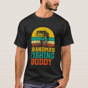 T-shirt L'ami de pêche de Grandmau2019 Grand-mère pêche