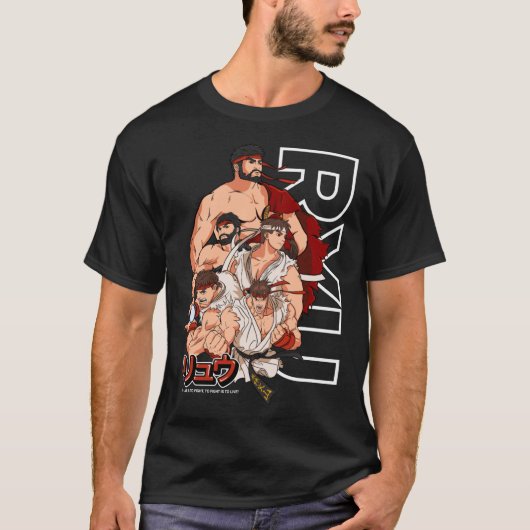 T-shirt L'ami de Ryu famille (Devant)