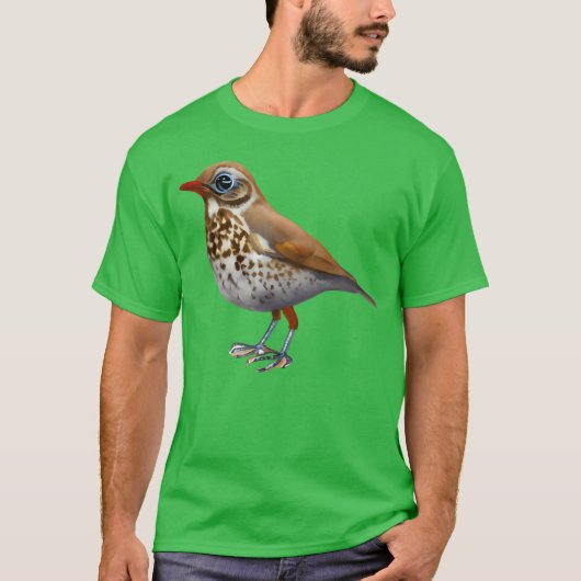 T-shirt L'ami oiseau de la pousse (Devant)
