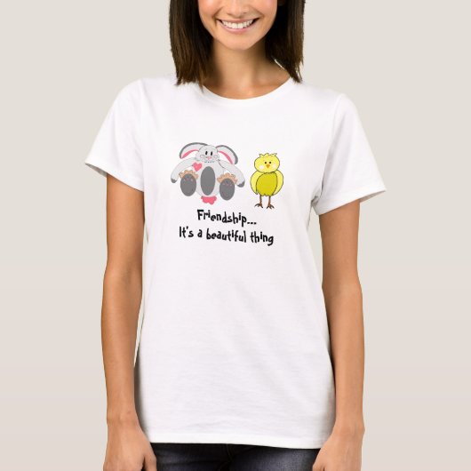 T-shirt L'amitié...C'est beau (Devant)