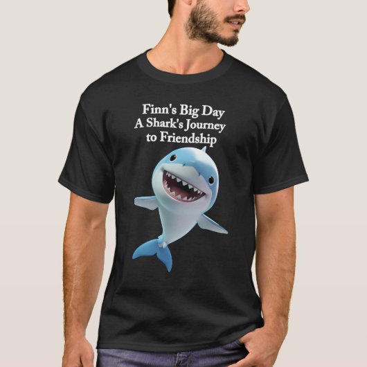 T-shirt l'amitié du requin conception de vacances à la pla (Devant)
