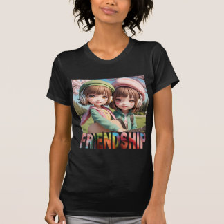 T-shirt "L'amitié fleurit : un jardin d'amour"