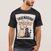 T-shirt L'amitié n'a pas d'espèce (Devant)