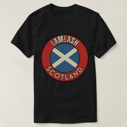 T-shirt Lamlash, Écosse (Design devant)