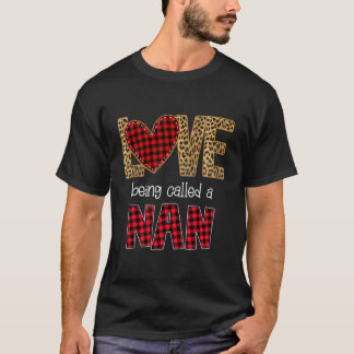 T-shirt L'Amour Appelé Chemise Rouge Nan